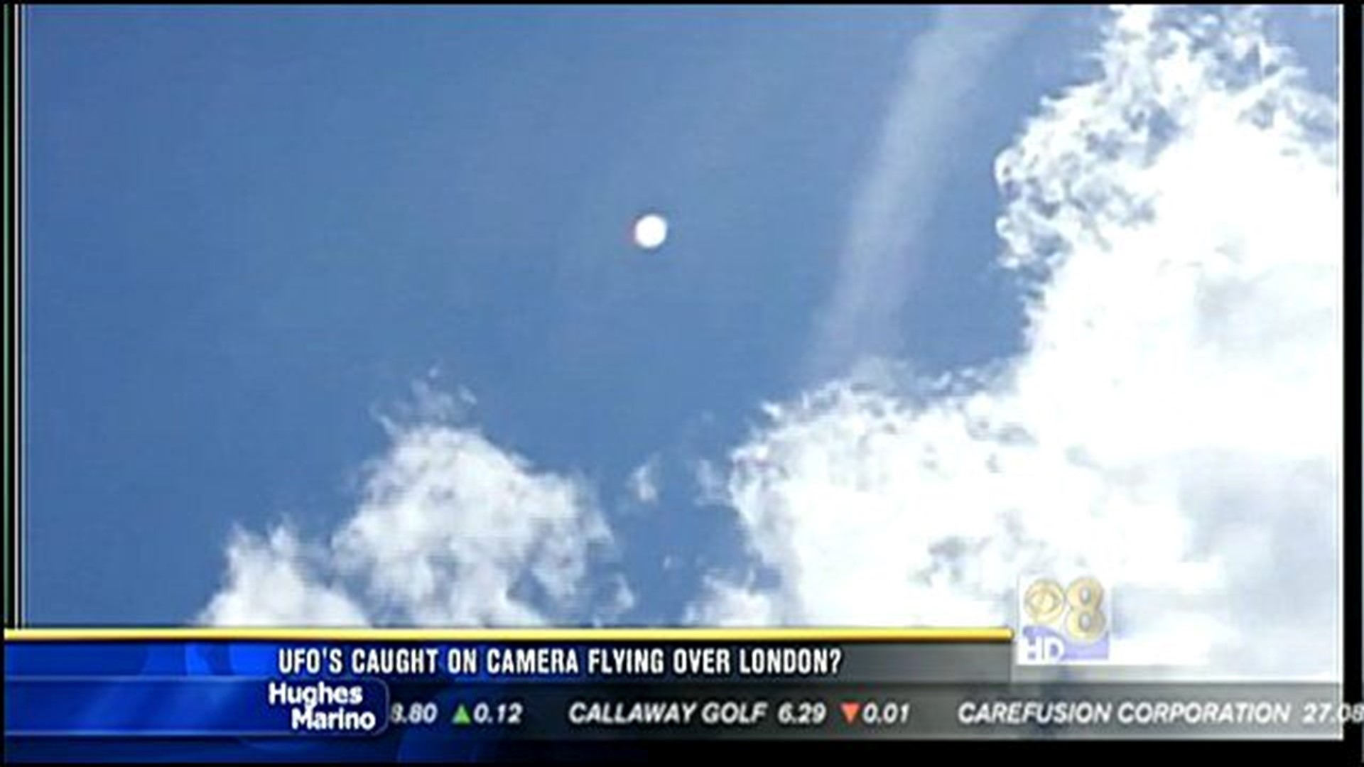 Caught On Tape UFOs Caught On Camera Flying Over London Cbs8