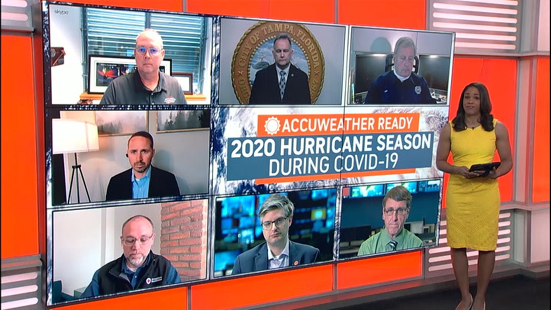 Brittany Boyer hosts AccuWeather's first-ever town hall. NHC's Ken Graham and others discuss hurricane season and COVID-19 challenges Thurs. night, 9 p.m. EDT.
