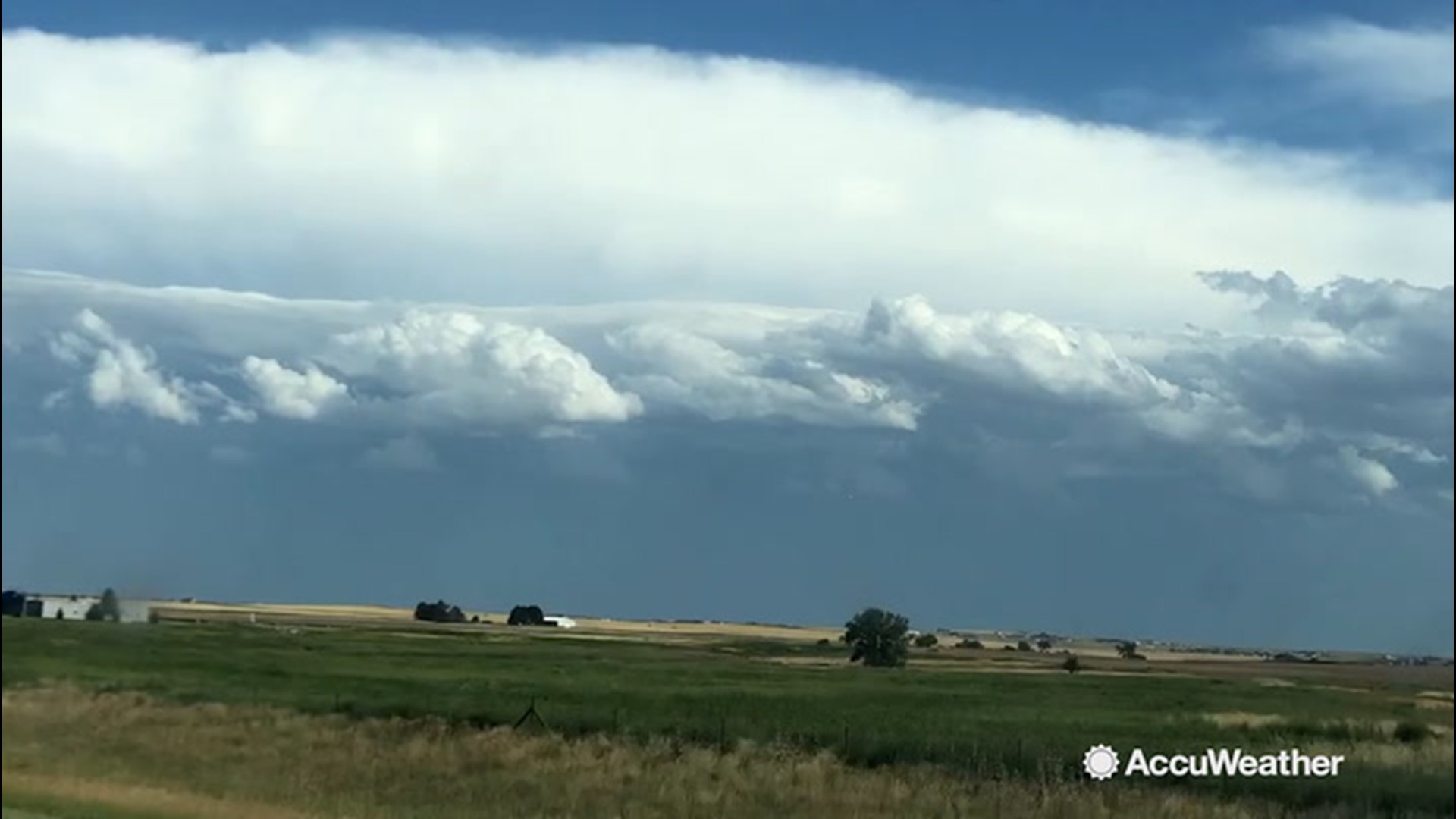 On August 16, Reed Timmer spotted massive storm clouds near Limon, Colorado. Widespread rain would hit the state later in the day.