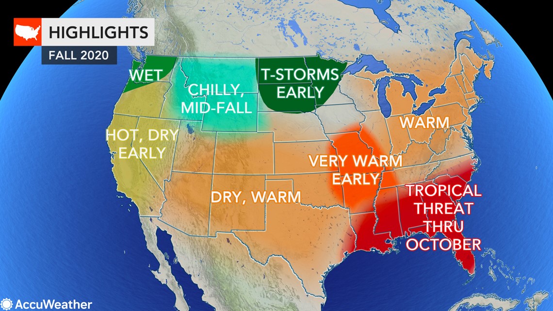 Fall forecast: Where will autumn weather arrive first in the US? | cbs8.com