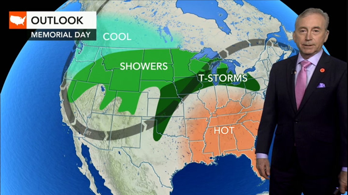 What weather can you expect Memorial Day weekend? | cbs8.com