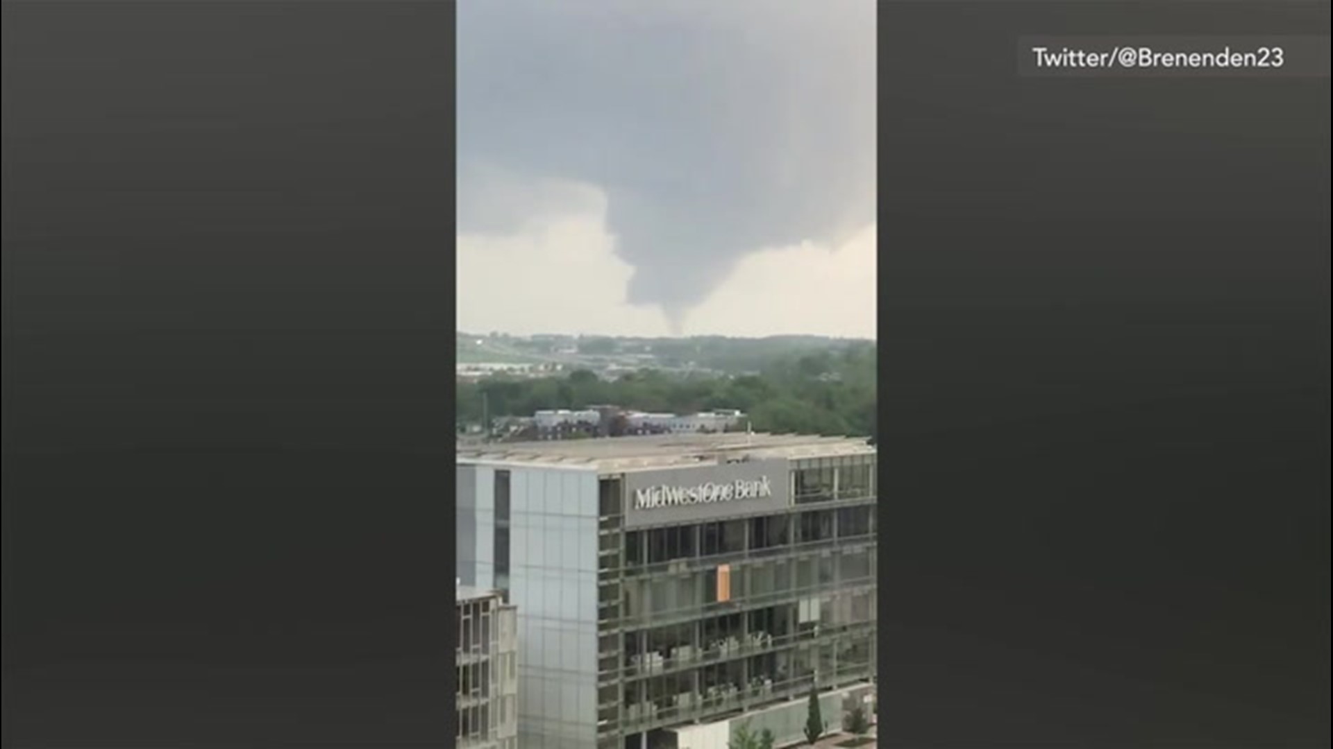As clouds started to spin north of Iowa City, Iowa on May 23, a group of people were to catch the would-be tornado from their hotel room. Though the clouds never formed into a true hurricane, just the threat of one can put people on edge.