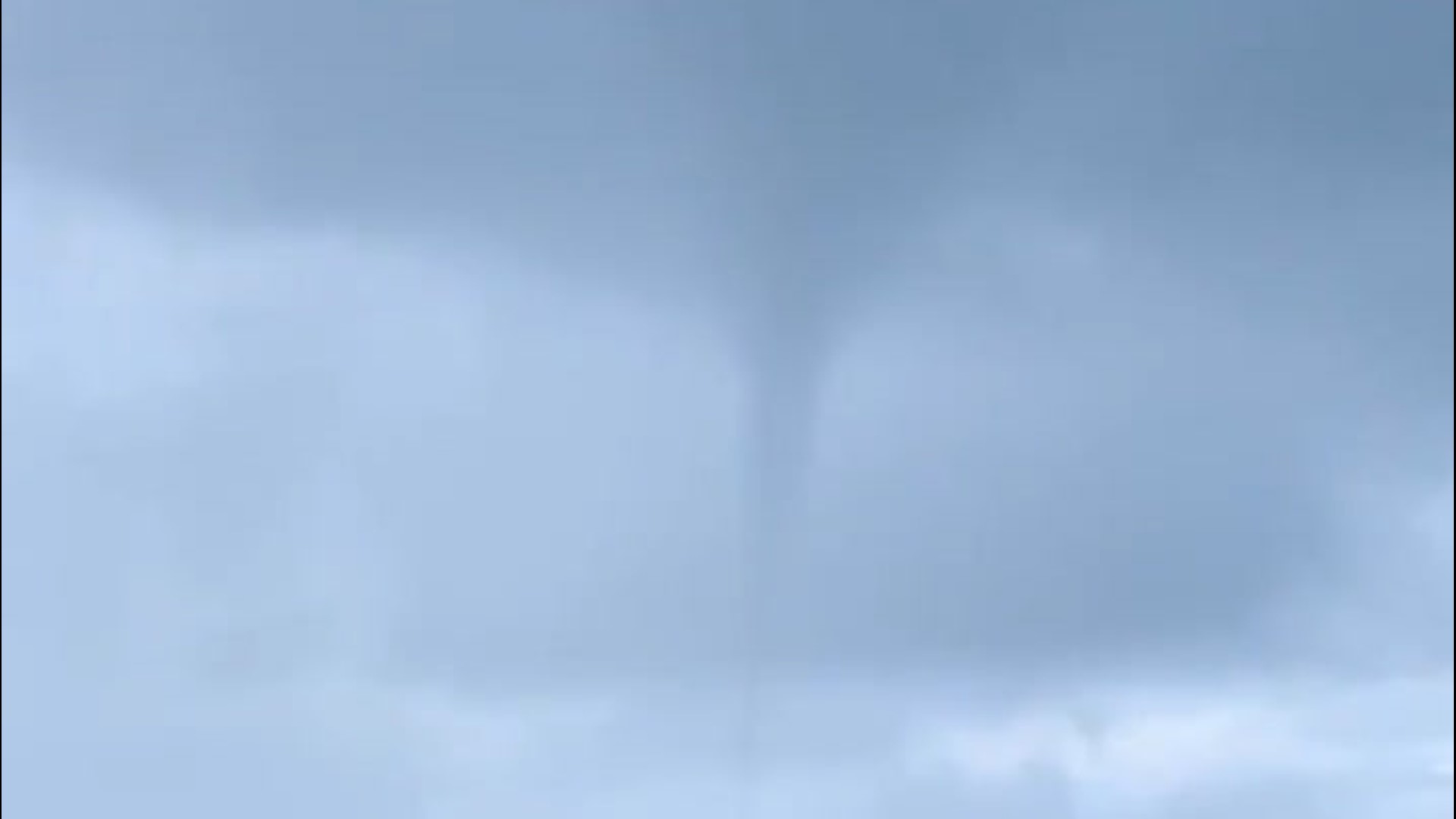 A waterspout was seen off the coast of Haulover Beach in Miami, Florida, on June 14.