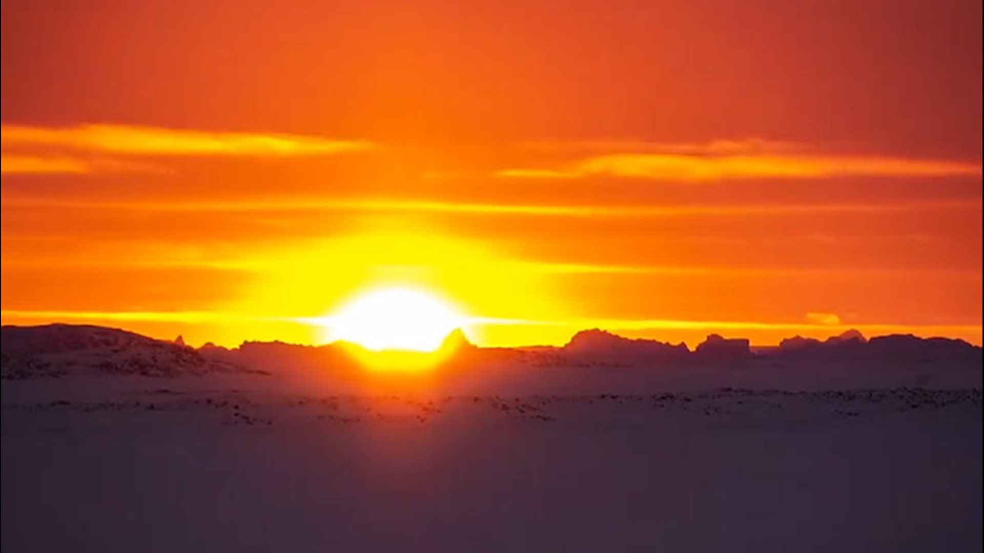 Sun sets in Antarctica for the final time this month | cbs8.com