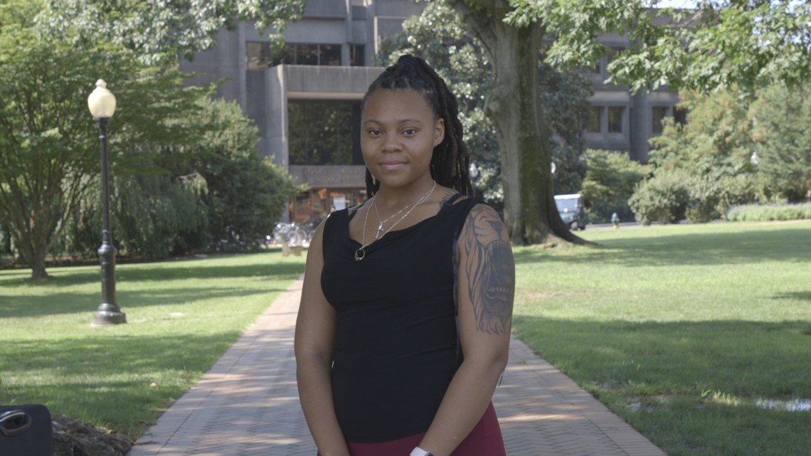 Rashema Melson graduates from after being homeless