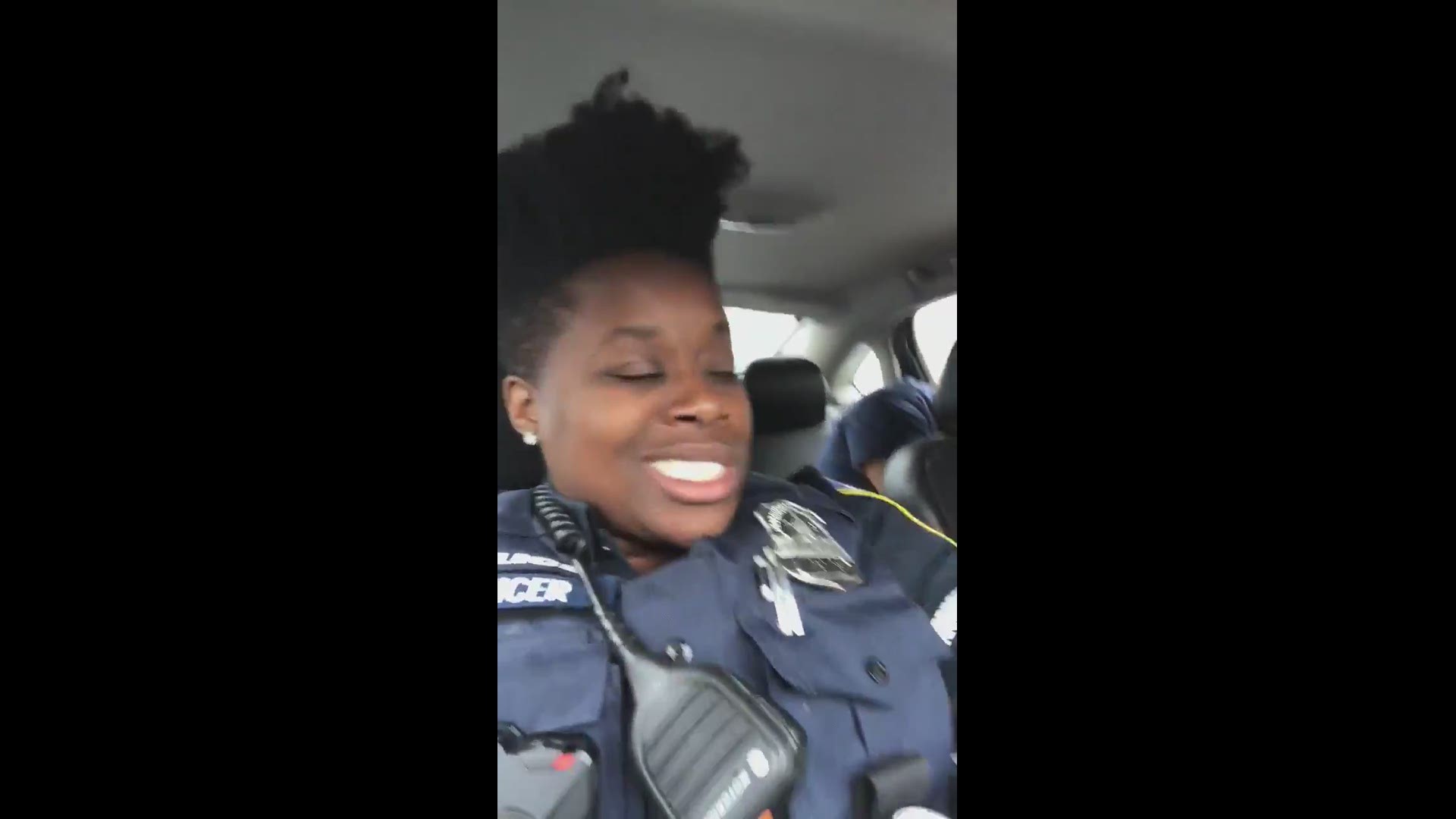 D.C. police officers, challenged by Chicago police as part of "#OperationPayItForward," surprised a mother with with free groceries. Video courtesy of Metropolitan Police Department.