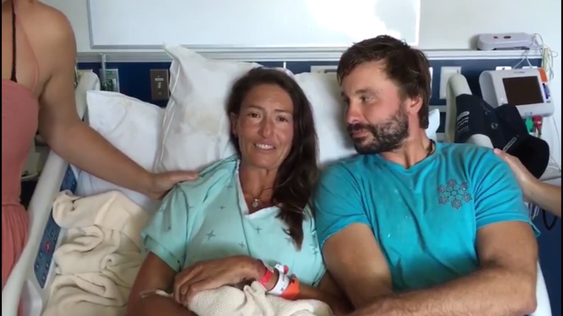 Amanda Eller spoke from her hospital bed Saturday, just one day after she was spotted by a helicopter and rescued after 16 days in the wilderness.