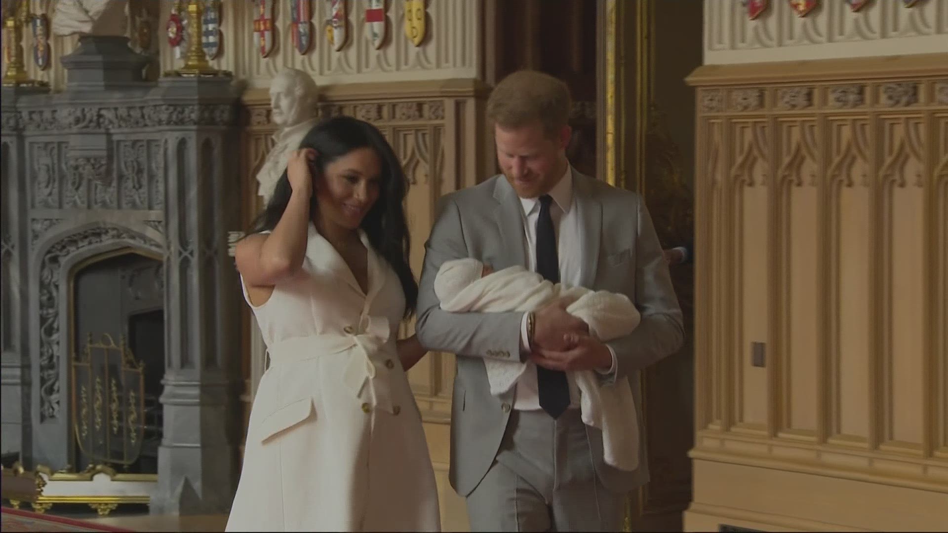 Archie's Christening: Meghan Markle-Prince Harry Share Royal Pictures After  Baby Son's Royal Baptism at Windsor Castle | India.com