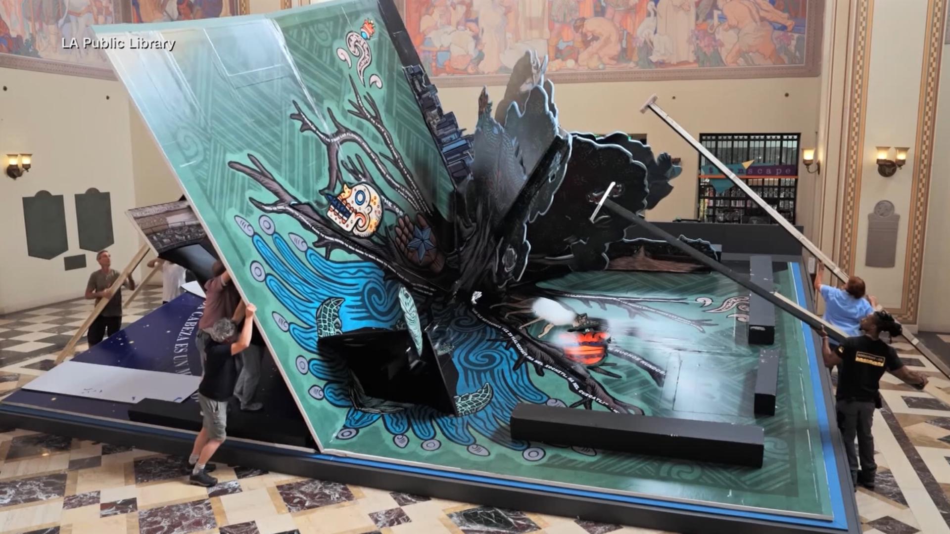 Los Angeles library has the world's largest pop-up book | cbs8.com