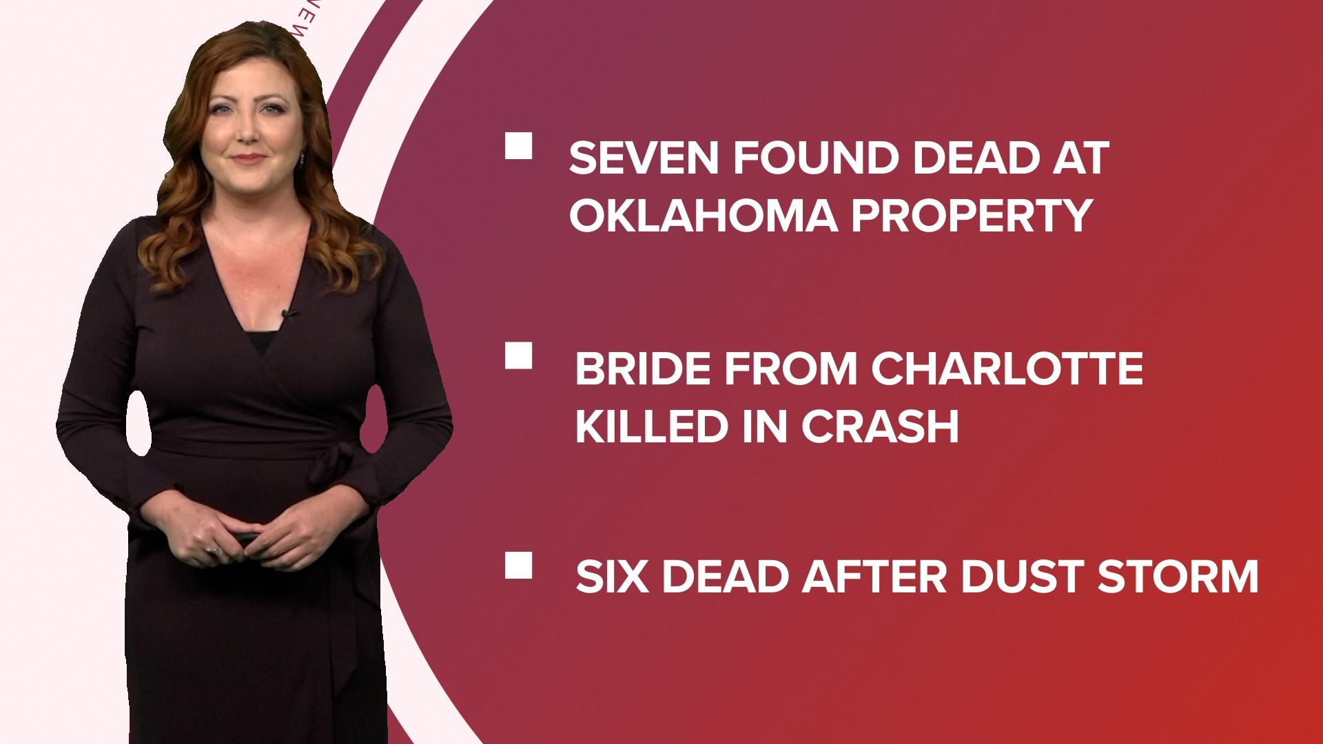 A look at what is happening in the news from a deadly dust storm causing car crashes in Illinois to bodies found in Oklahoma and moments from the Met Gala.