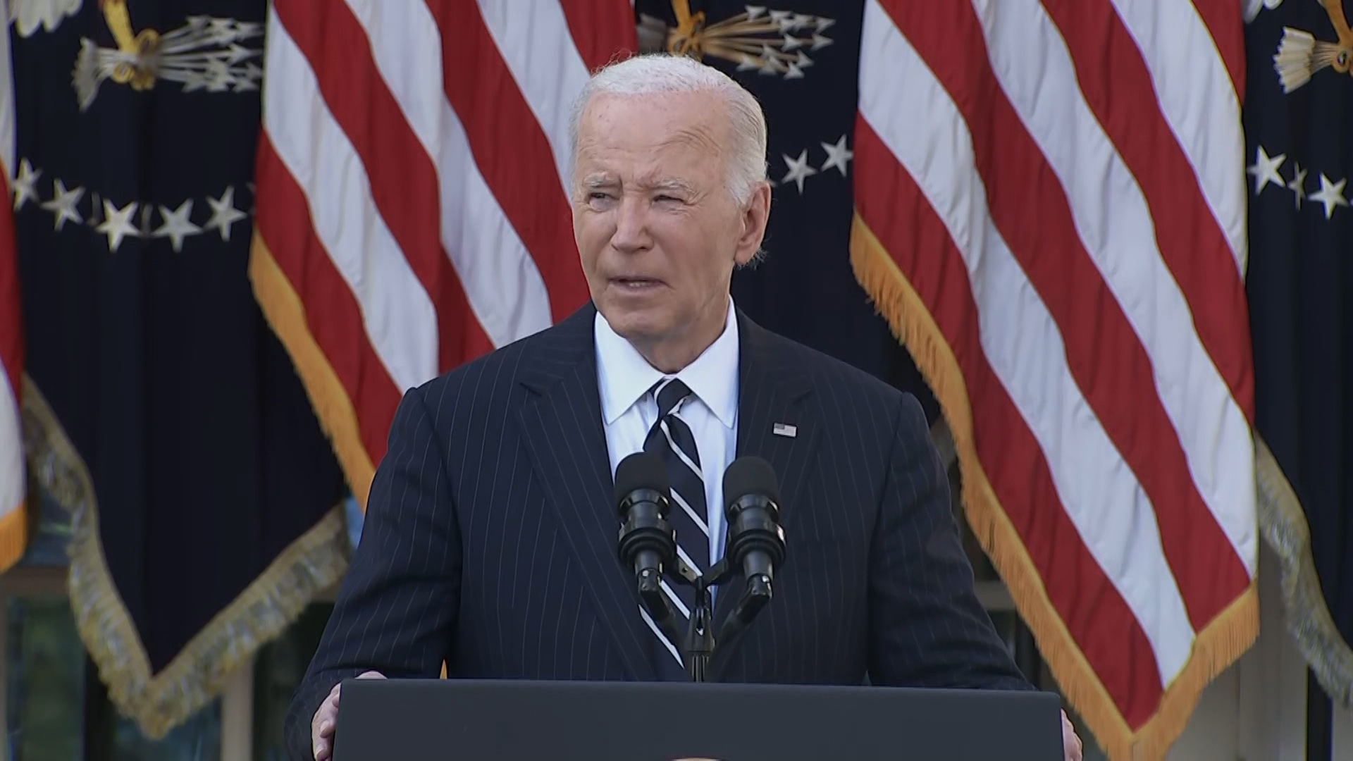 President Joe Biden delivered remarks to the nation Thursday in his first on-camera appearance in the aftermath of Trump's win over Kamala Harris.