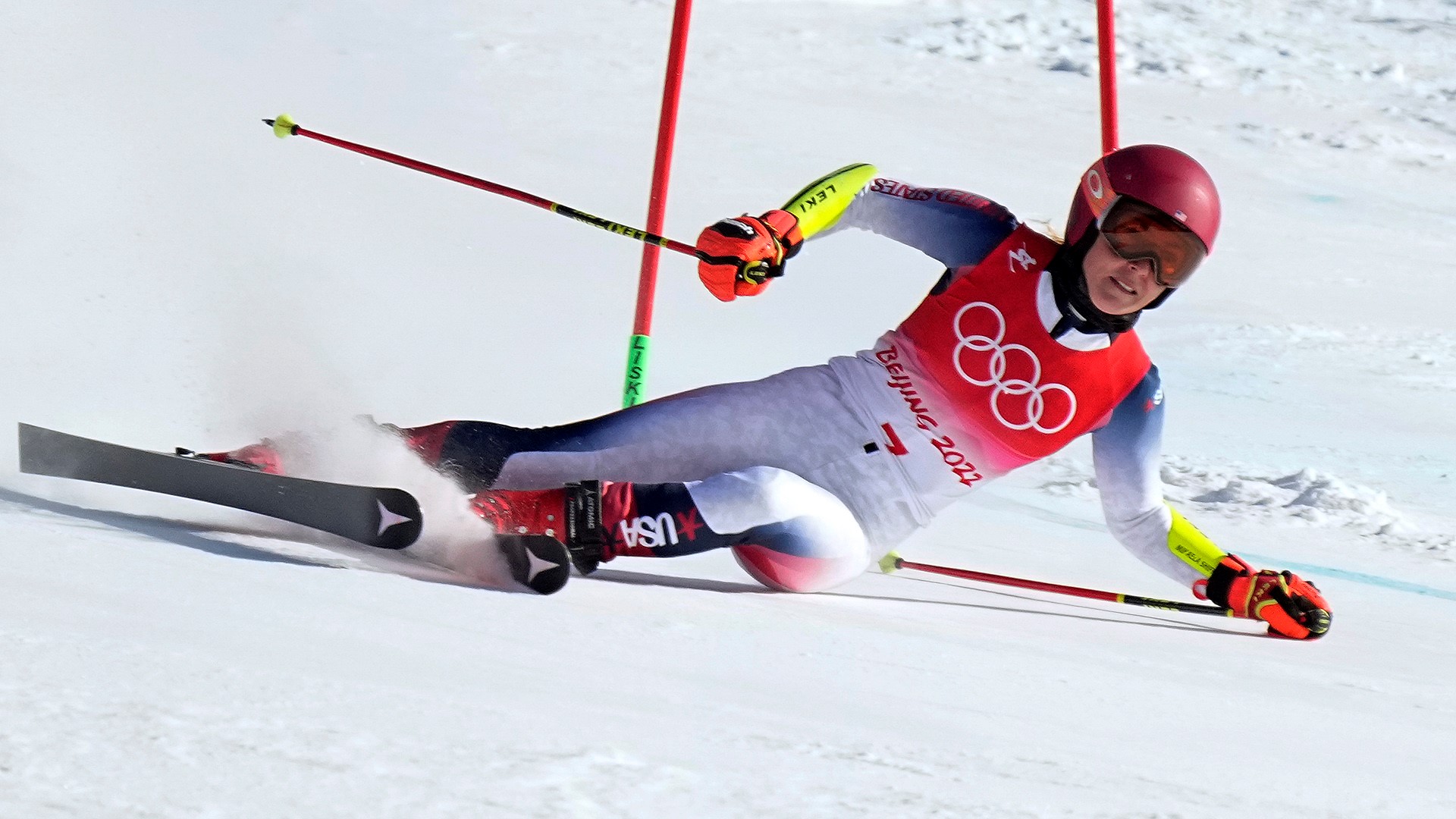 Mikaela Shiffrin out of Beijing Olympics giant slalom on 1st run cbs8