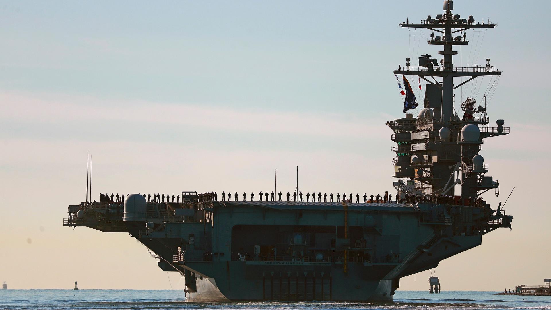 Sec Navy 8 sailors attempted suicide in USS Abraham Lincoln strike group, Navy ...