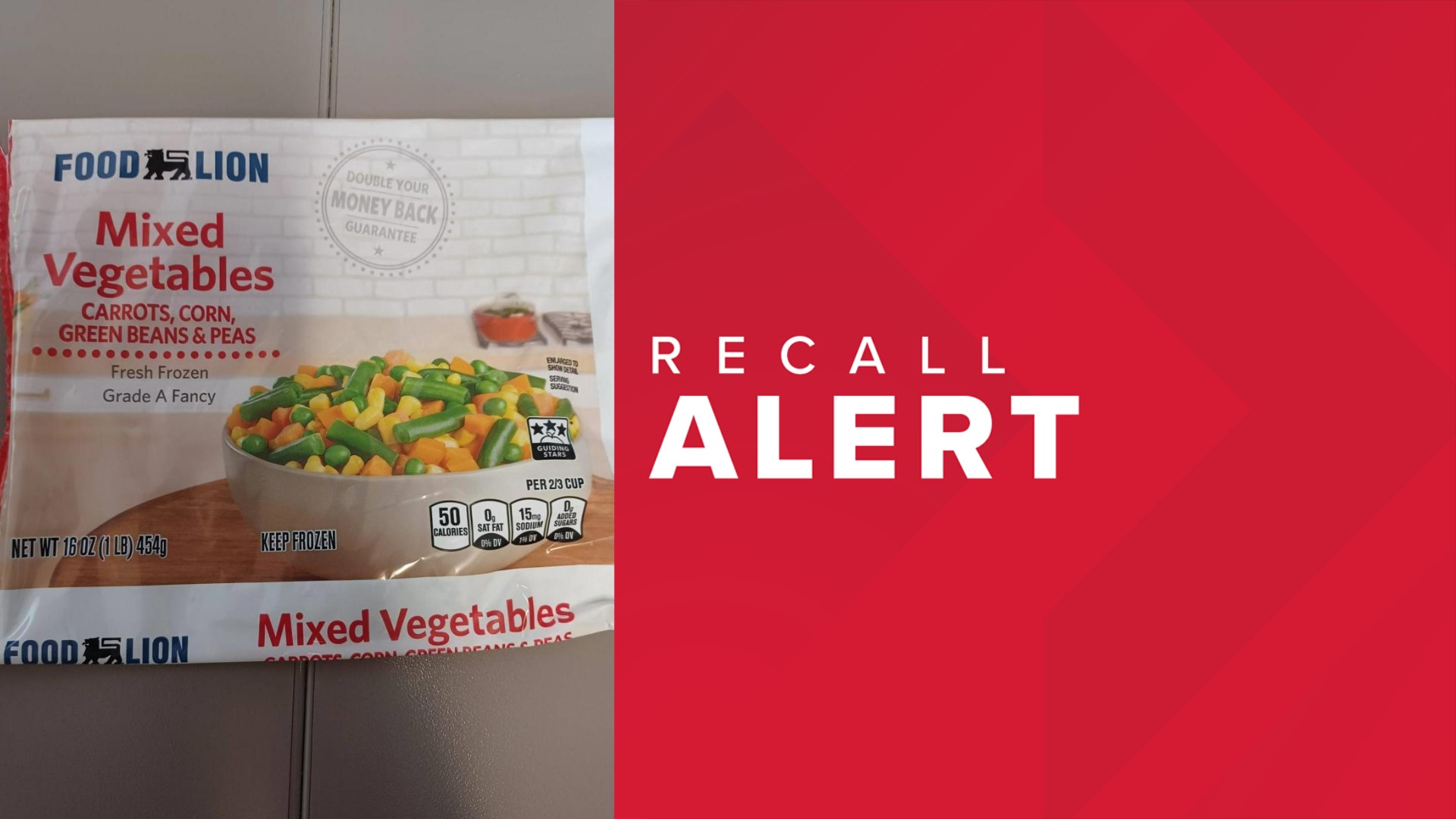 Frozen mixed vegetables, corn recalled due to listeria concerns | cbs8.com