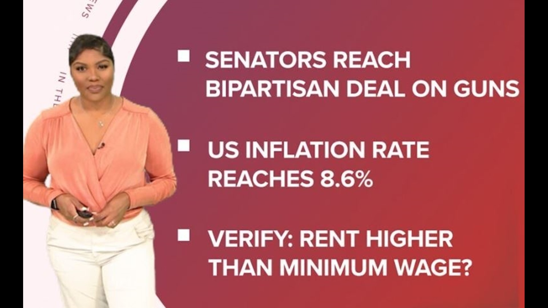 A look at what is happening across the U.S. as the inflation rate hits a four-year high, Senators reach a bipartisan gun deal and the LIV golf tour begins