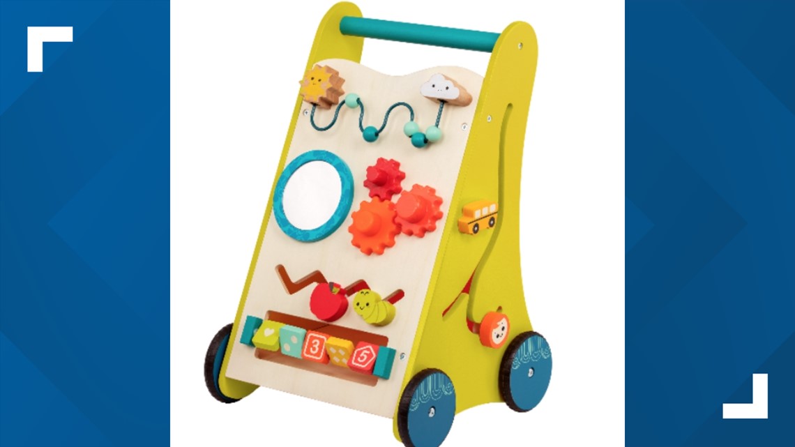 Wooden activity toddler walkers sold by Target, Amazon recalled