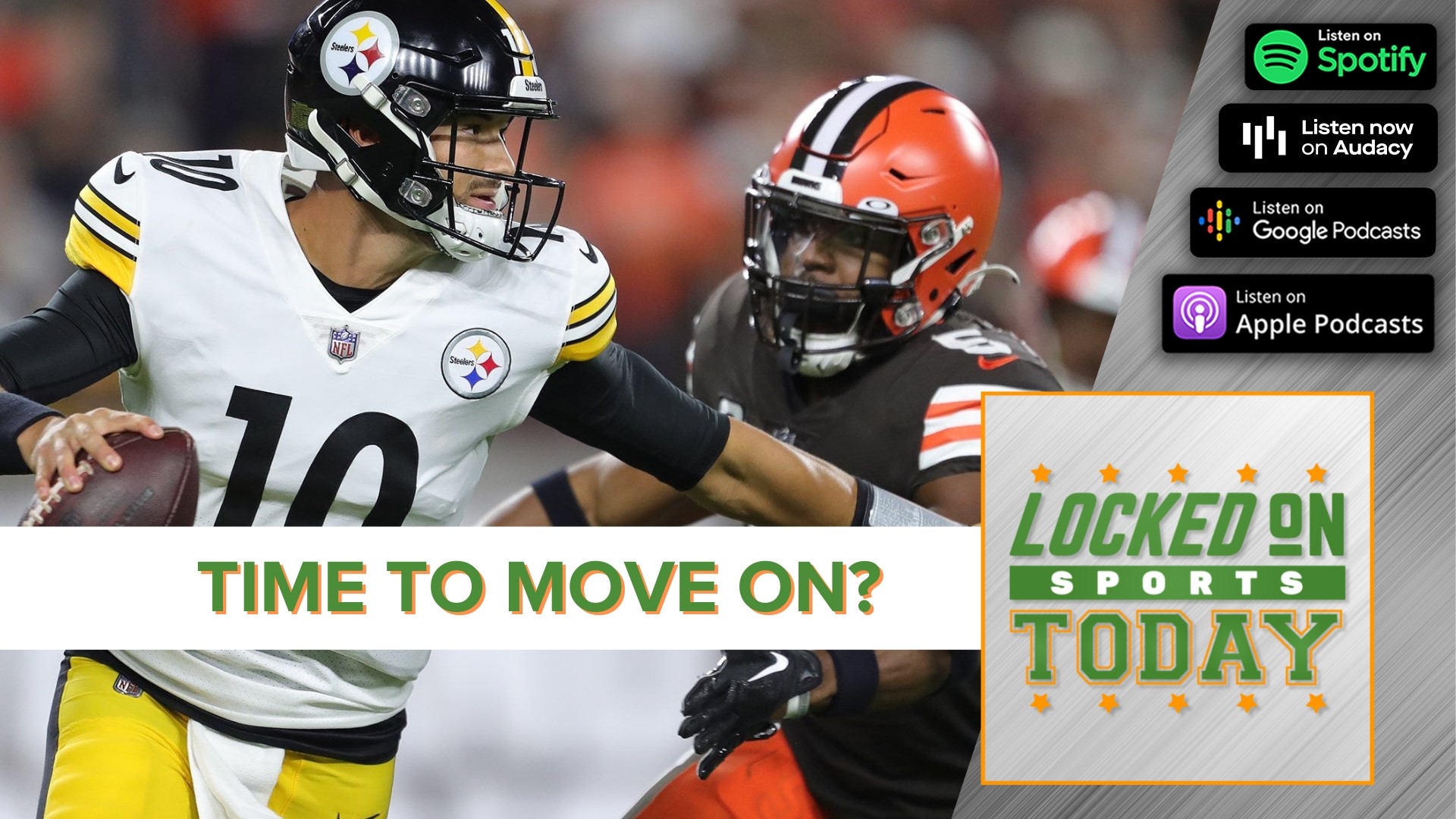 Discussing the day's top sports stories from the Steelers loss and the future of Mitch Trubisky's career as starting QB to the chance of upsetting the Bills.