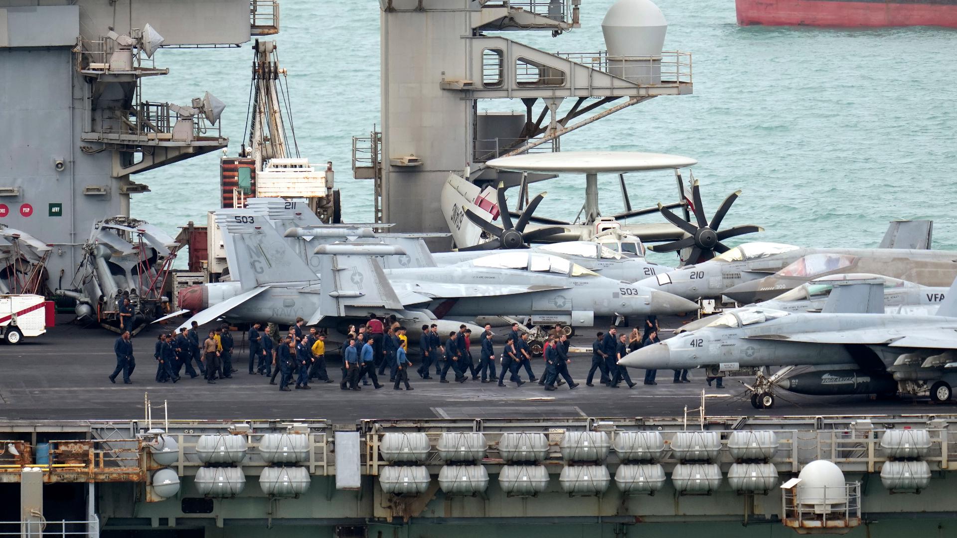 Sec Navy 8 sailors attempted suicide in USS Abraham Lincoln strike group, Navy ...
