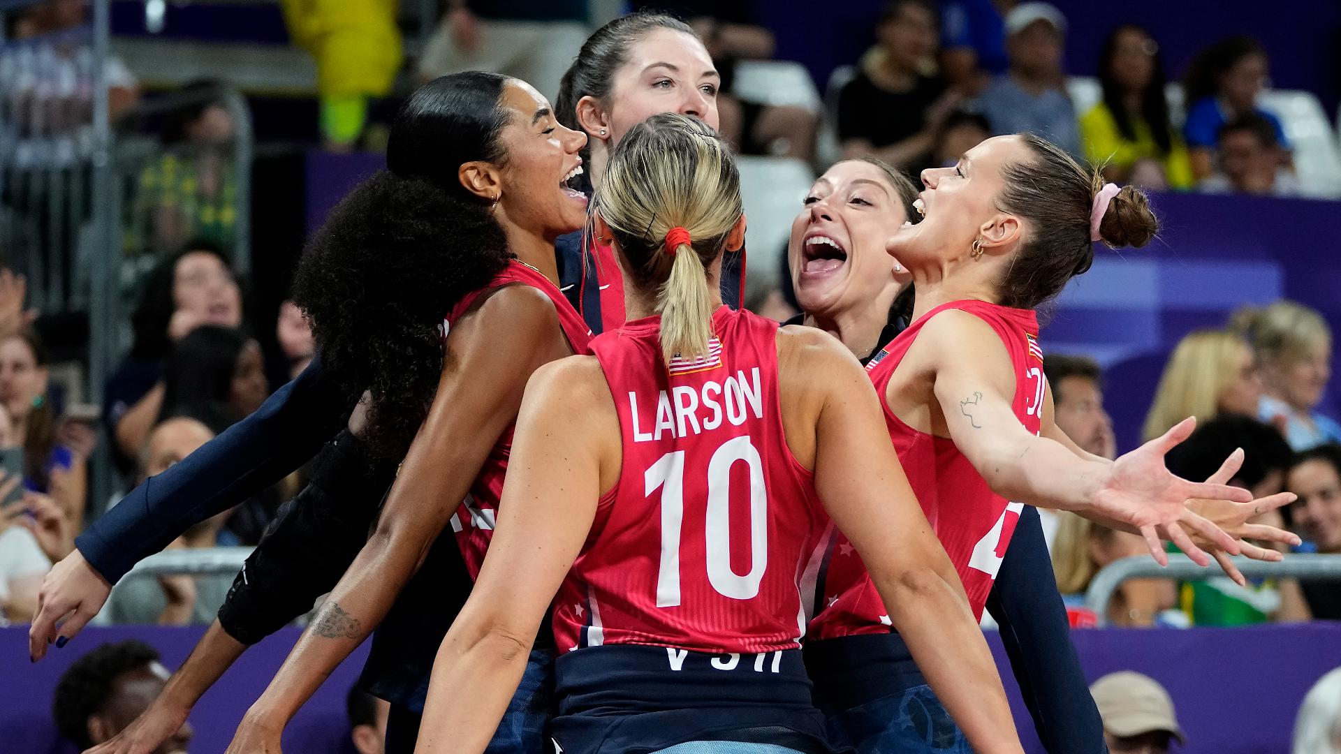 US women's volleyball advances to goldmedal match