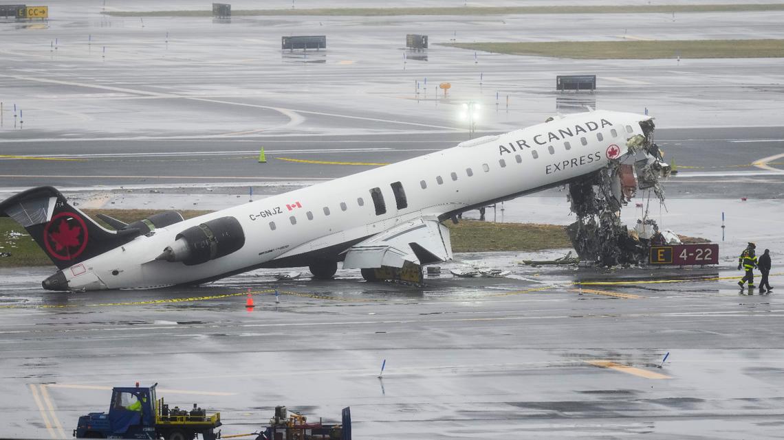 Deadly collision between plane and fire truck at LaGuardia Airport