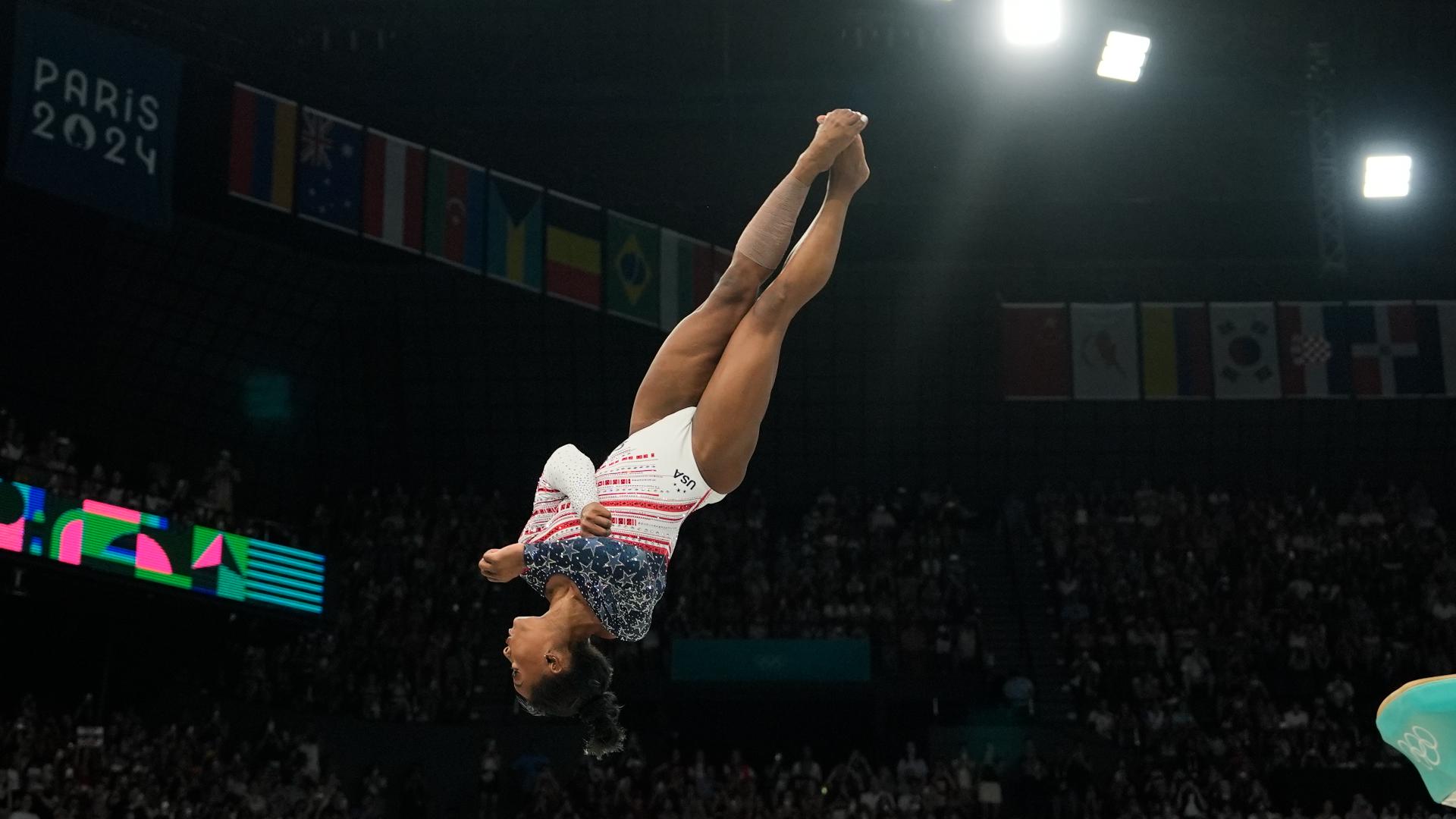 When is Simone Biles competing in individual events at Olympics?