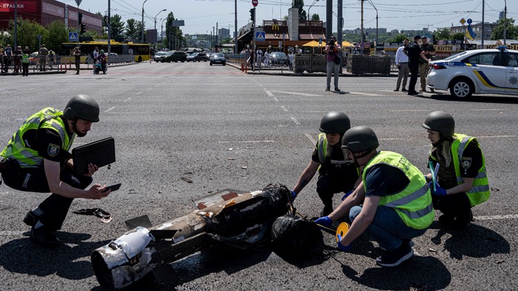 Russia strikes Kyiv in daylight after hitting Ukraine's capital with series of nighttime barrages