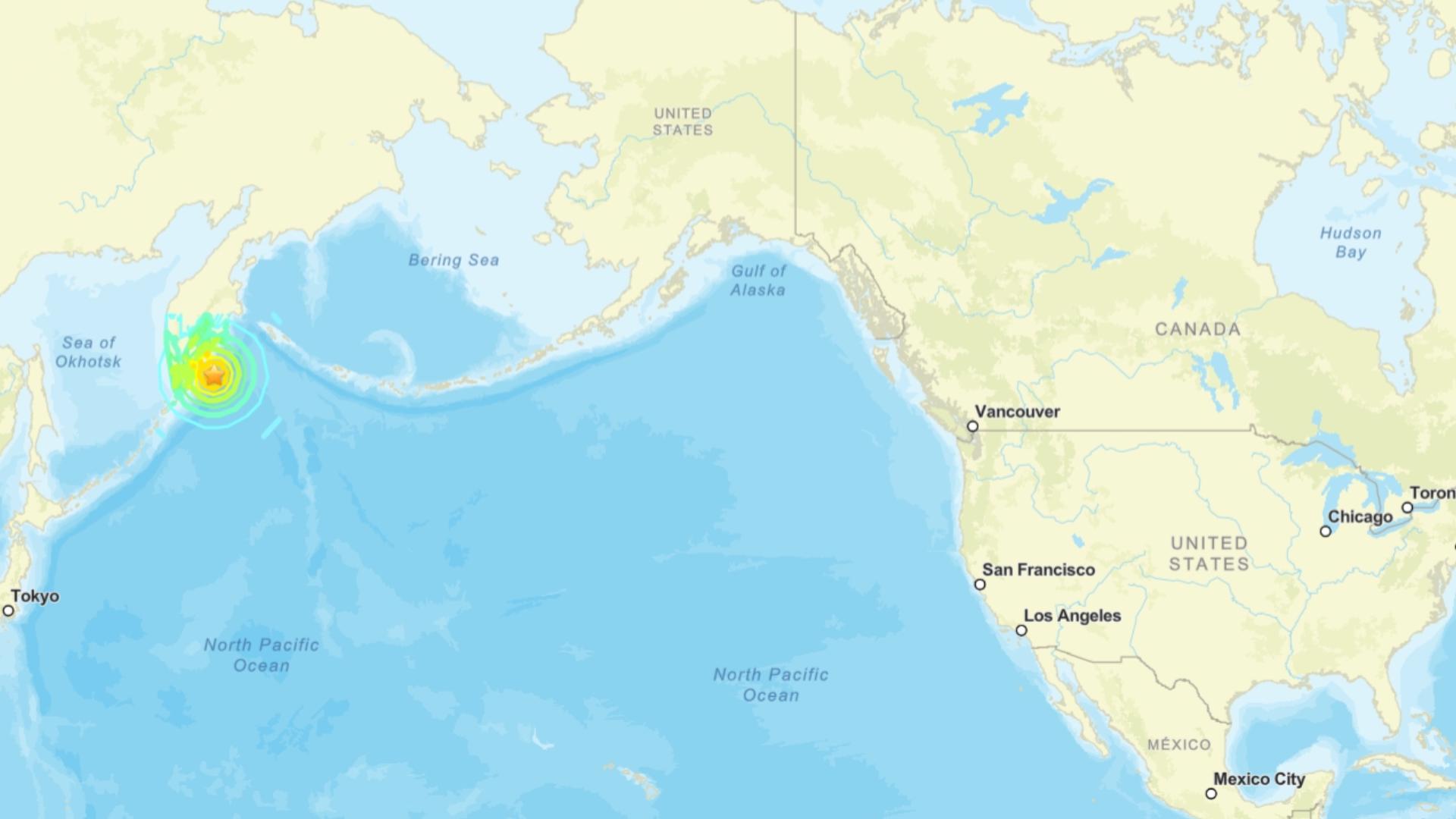 Tsunami footage from plane
