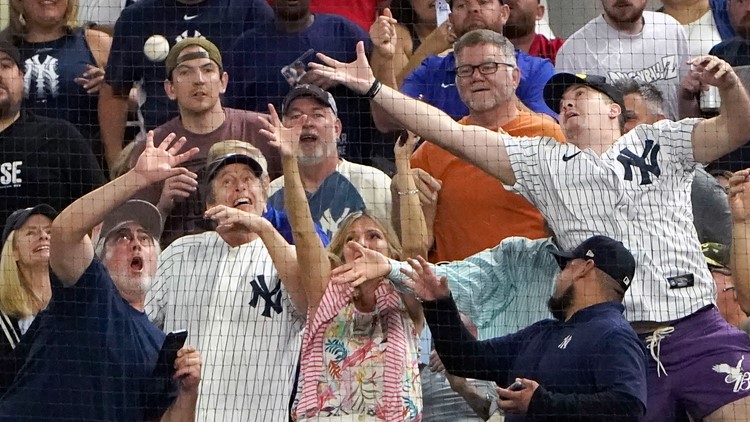 Fan who caught Judge's 62nd home run unsure what he'll do with it
