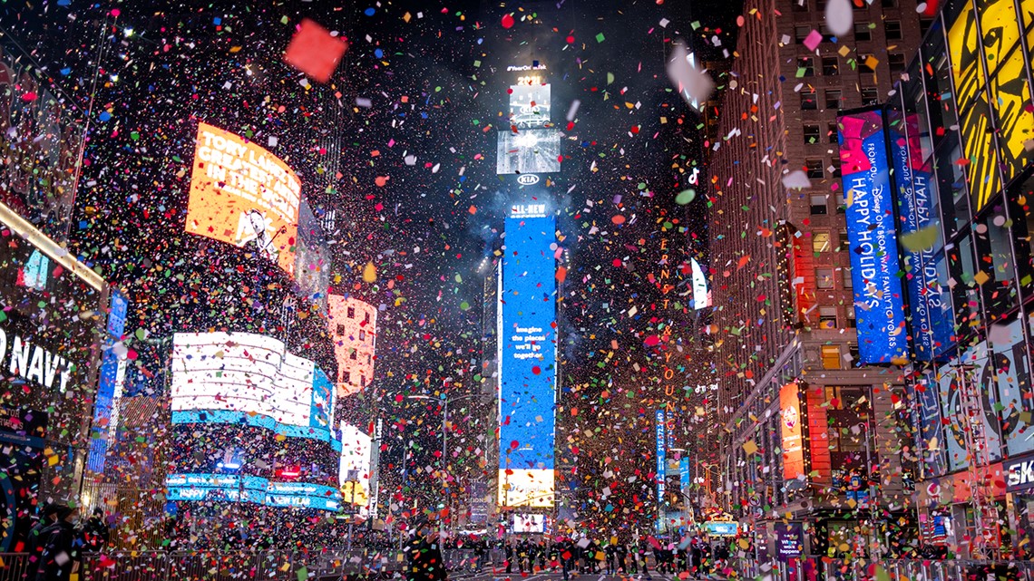 New Year&#039;s Eve 2021 in New York City&#039;s Times Square | cbs8.com