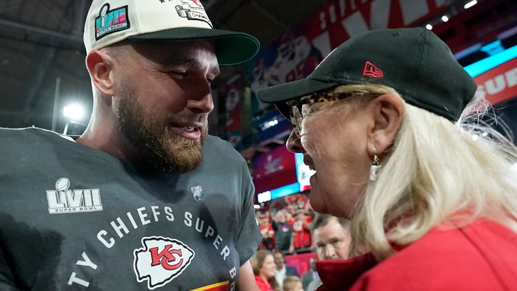 'Kelce Bowl': Donna Kelce celebrates and comforts sons after historic Super Bowl