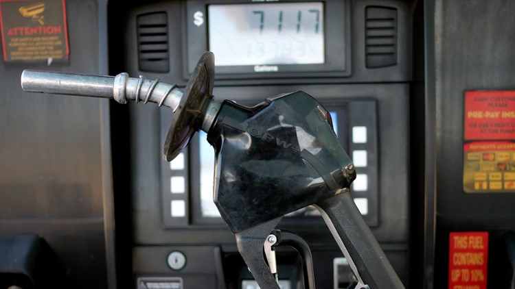 Average gas prices near $4 after 50-day decline
