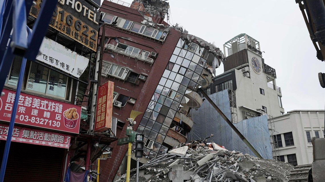 Taiwan earthquake leaves 13 dead, damages buildings