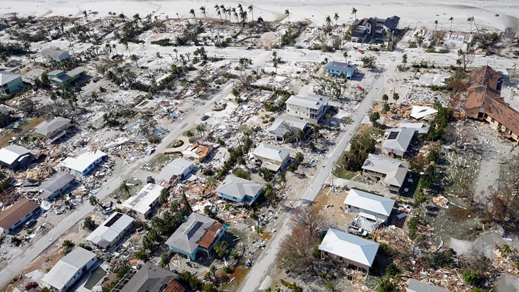 Photos emerge showing damage, debris in aftermath of Hurricane Ian
