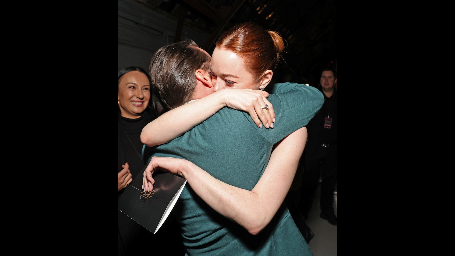 Exes Emma Stone and Kieran Culkin Reunite With a Hug at 2024 Critics