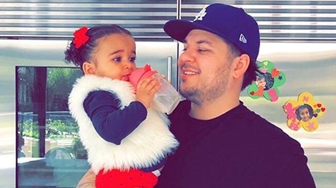 Rob Kardashian, Daughter Dream Vacation in Paradise