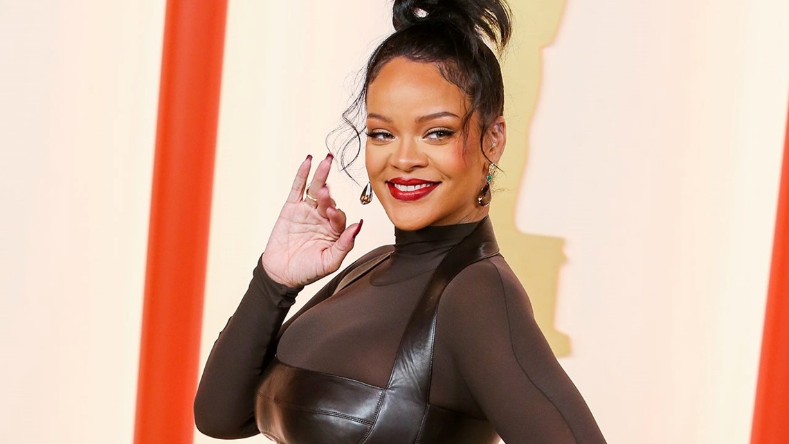 A$AP Rocky cheers on pregnant Rihanna at 2023 Oscars