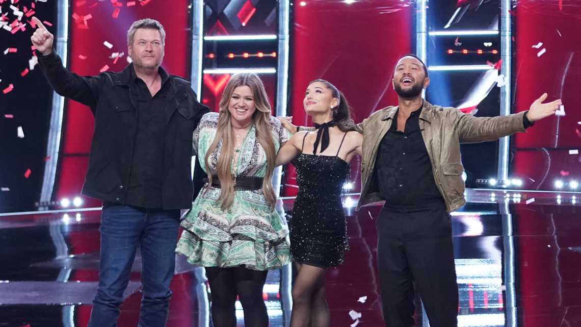 The Voice' Finale: Kelly Clarkson, Blake Shelton and John Legend