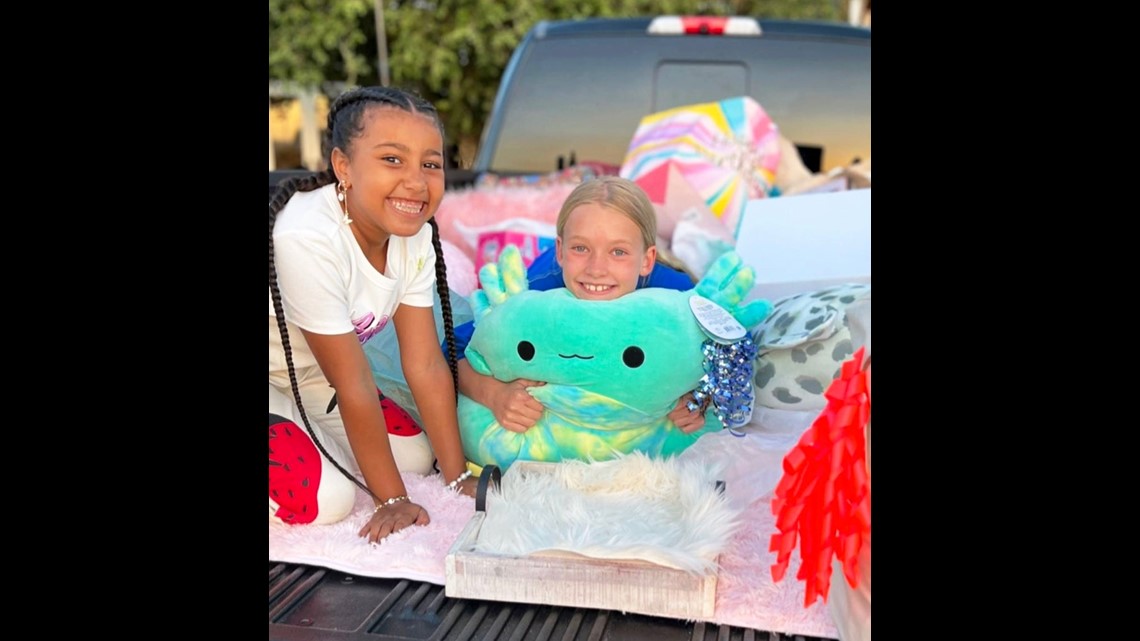 Kim Kardashian's daughter North, 8, & niece Penelope, 9, help Jessica  Simpson's kid Maxwell open gifts at 10th birthday