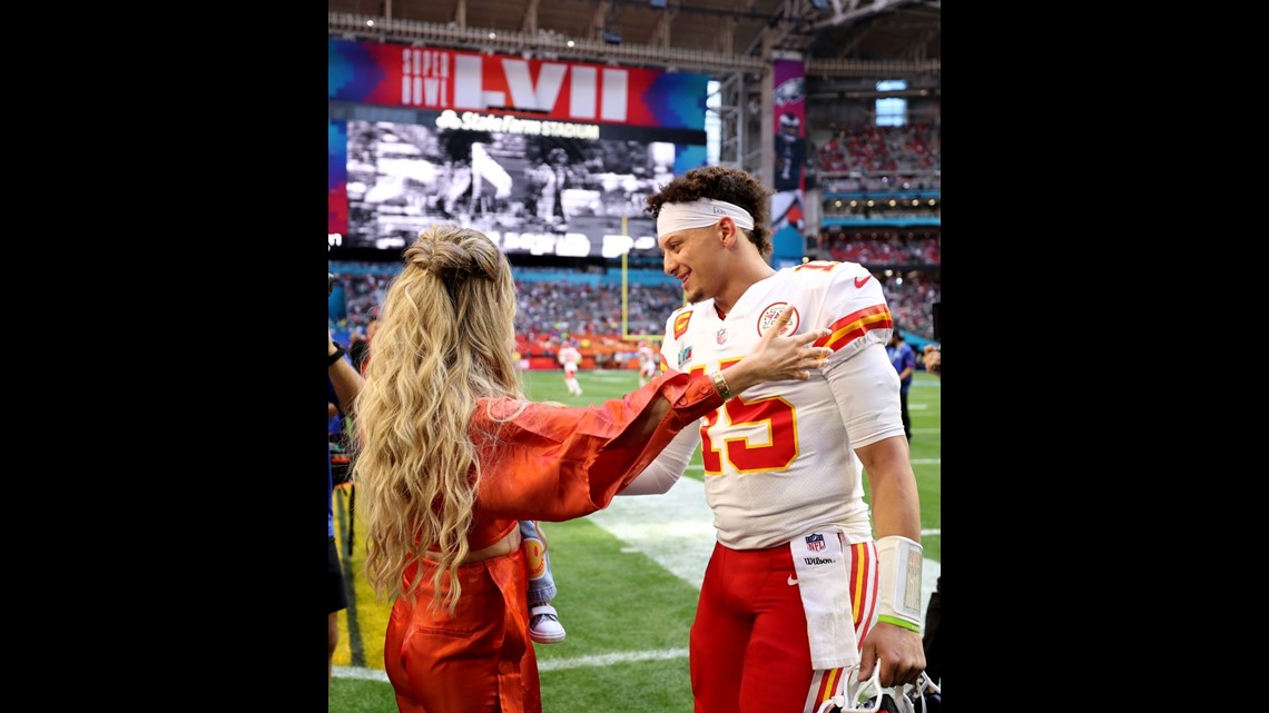 Patrick Mahomes and his wife Brittany celebrate first anniversary