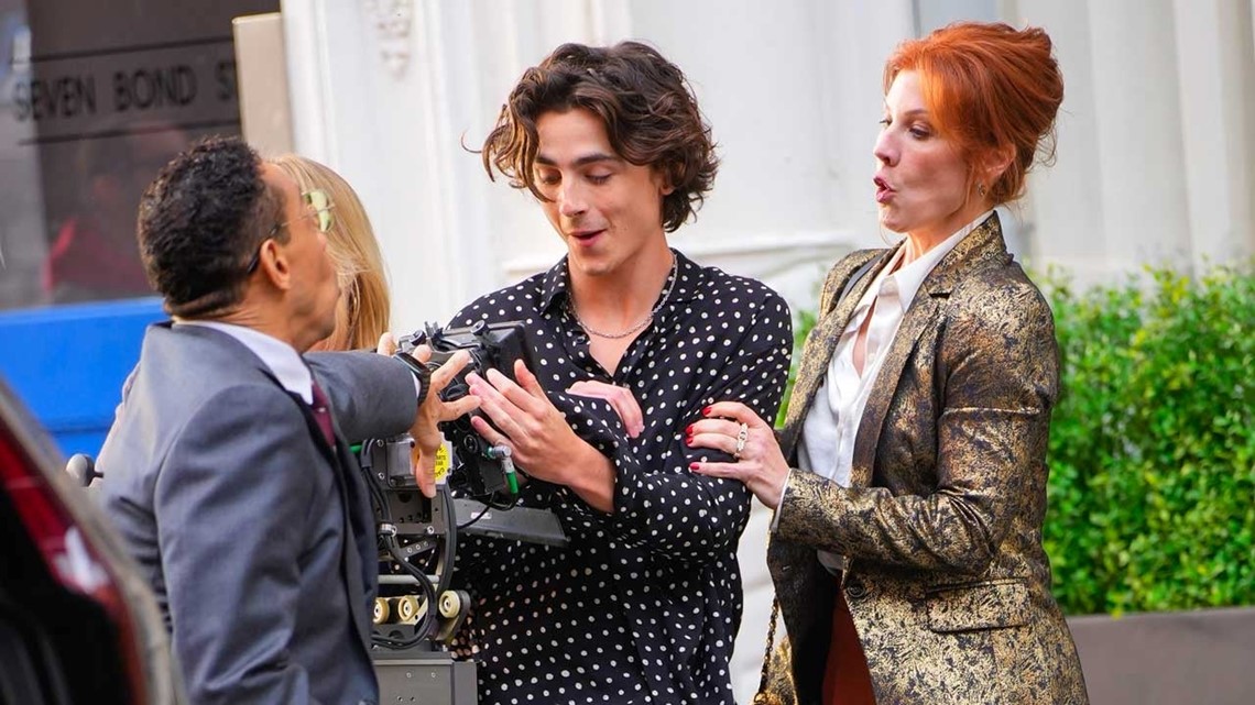 Watch Timothée Chalamet Seemingly Break a Camera After OnSet Mishap in
