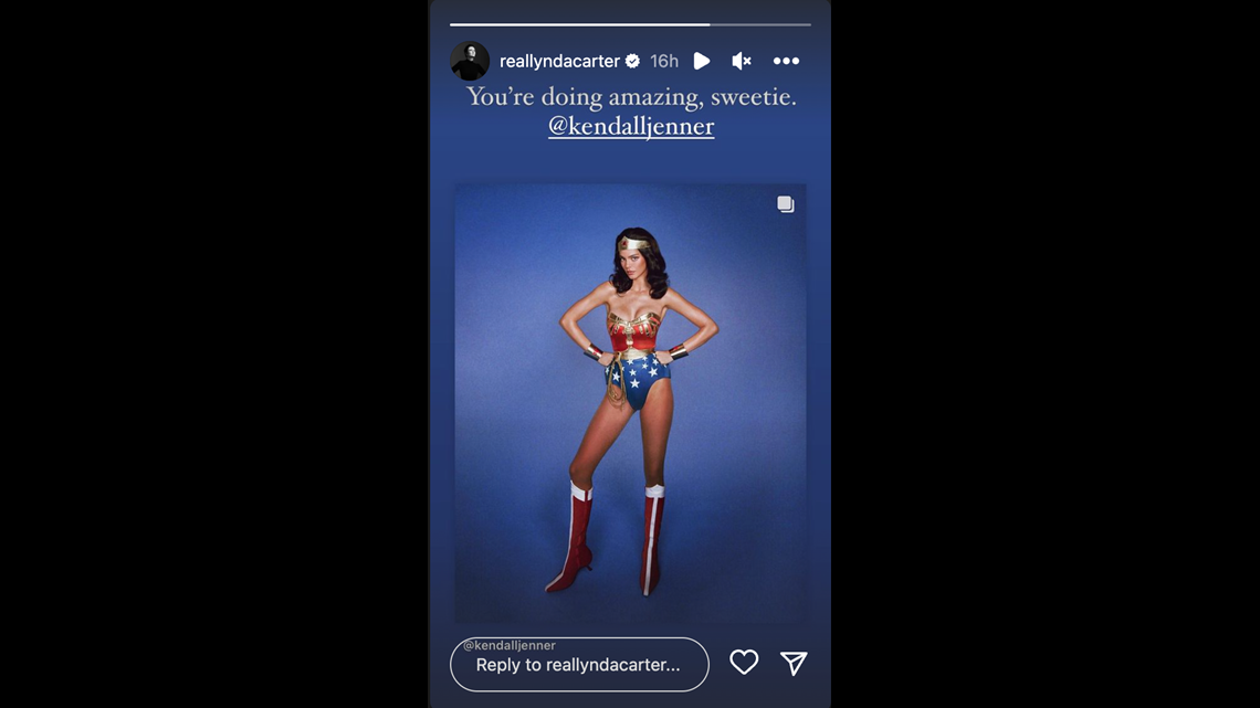 Kendall Jenner Rocks Wonder Woman Costume for Halloween and Lynda Carter  Has the Best Response