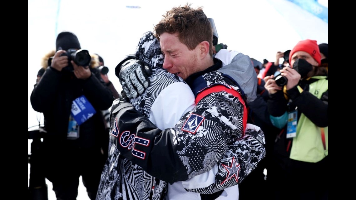 Shaun White on X: My Mom holding back the tears as I walk her