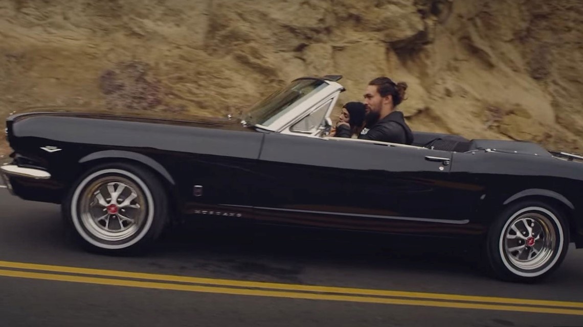 Jason Momoa Surprises Wife Lisa By Restoring Her Vintage Mustang