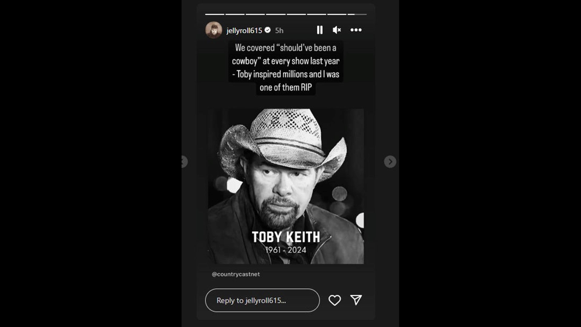 Toby Keith Dead at 62: Jelly Roll, Zach Bryan and More Stars Give ...
