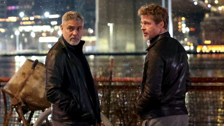 See Brad Pitt and George Clooney Reunite on Screen