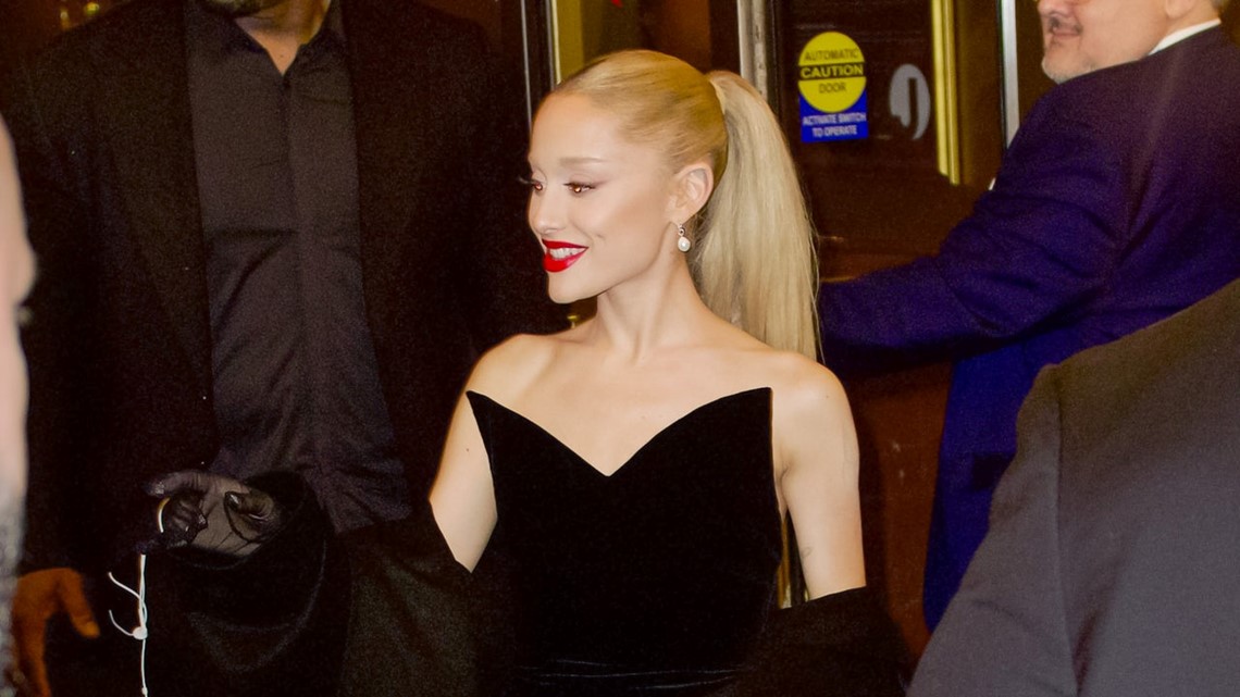 Ariana Grande Goes Glam for Opening Night of Ethan Slater's Broadway ...