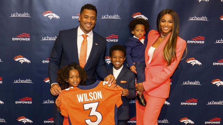 Russell Wilson And Baby Future Playing Basketball