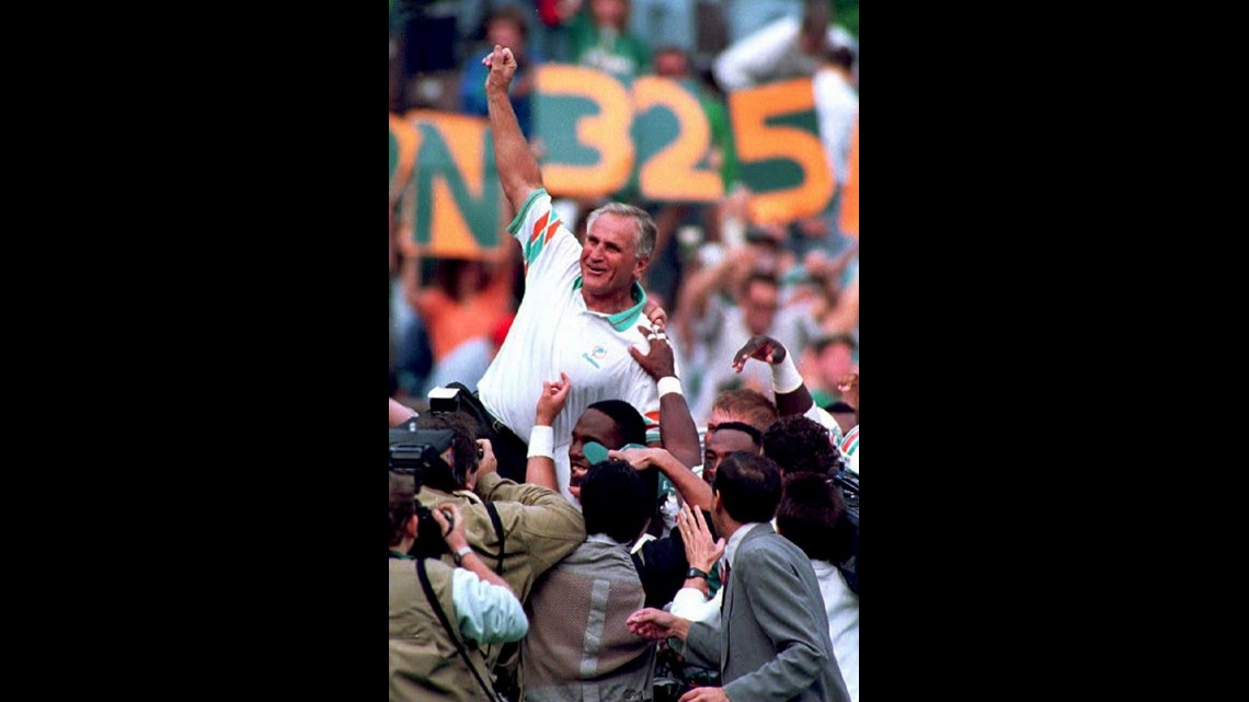 Don Shula dies at 90: Dolphins legend is NFL's all-time leader in wins for  a head coach 