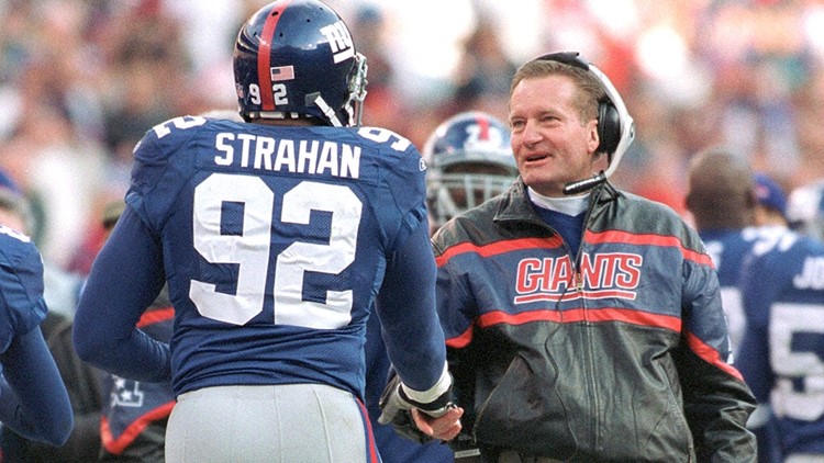 Michael Strahan Pays Tribute After Former NY Giants Coach Jim Fassel Dies  at 71