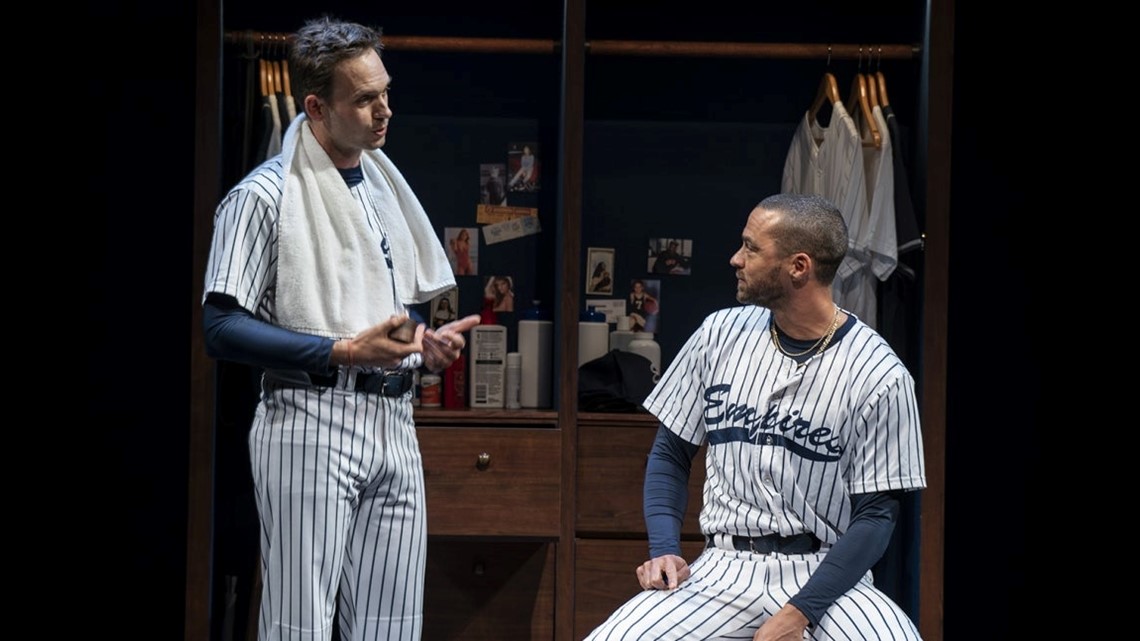 First Look at Jesse Williams and Patrick J. Adams in 'Take Me Out' on  Broadway | cbs8.com